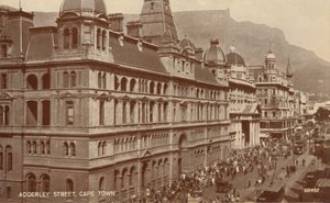 Adderley Street, Cidade do Cabo, início do século XX. de Unbekannt