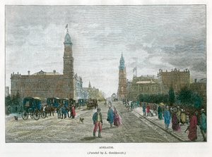 Adelaide, Austrália Meridional, Austrália, c1890 de Unbekannt