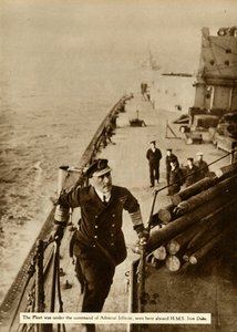 Almirante Jellicoe a bordo do HMS Iron Duke, 1914, 1935. de Unbekannt