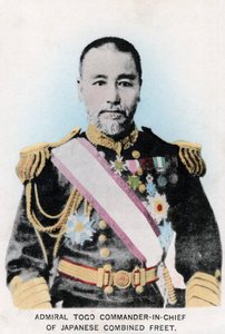 Almirante Togo, comandante em chefe da frota combinada japonesa, c1903-1905 de Unbekannt