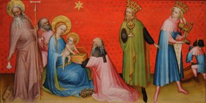 Adoração dos Magos com Santo Antônio Abade, ca 1400 de Unbekannt