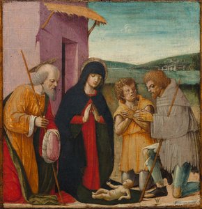 Adoração dos Pastores, c. 1480-1500. de Unbekannt
