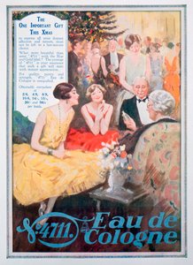 Anúncio para 4711 Eau de Cologne, 1928 de Unbekannt