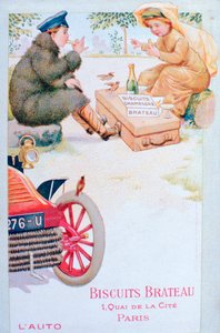 Anúncio para Biscuits Brateau, c1900s de Unbekannt