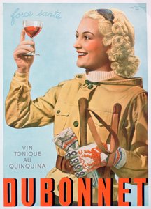 Anúncio do vinho tônico Dubonnet, 1938 de Unbekannt