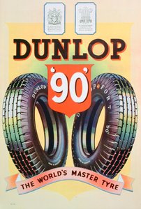 Anúncio para Dunlop 90 pneus, 1935 de Unbekannt
