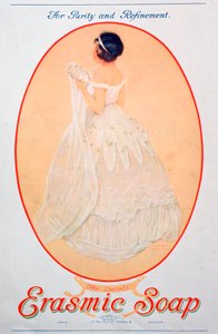 Anúncio para sabão Erasmic, 1920 de Unbekannt