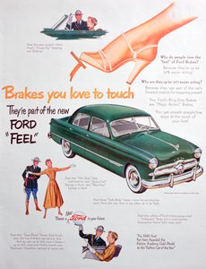 Anúncio para carros Ford, 1949 de Unbekannt