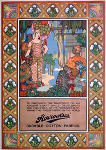 Anúncio para tecidos Horrockses, 1920 de Unbekannt