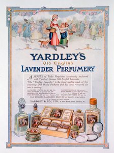 Anúncio da perfumaria Yardleys Old English Lavender, 1923 de Unbekannt