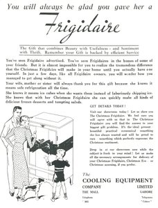 Anúncio para frigidaire geladeiras, 1936. de Unbekannt