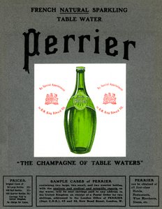 Anúncio para a água Perrier, 1905 de Unbekannt