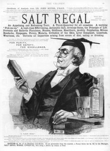 Anúncio para Salt Regal tonic, 1890 de Unbekannt