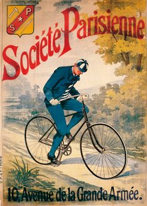 Anúncio para bicicletas Societé Parisienne, c1895 de Unbekannt