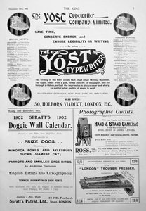 Página publicitária da revista King, 14 de dezembro de 1901 de Unbekannt
