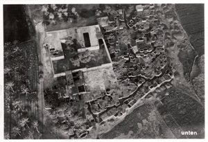 Vista aérea de uma vila, Egito, 1931 1933 de Unbekannt