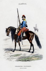 Cavalo leve africano, exército francês na Argélia de Unbekannt