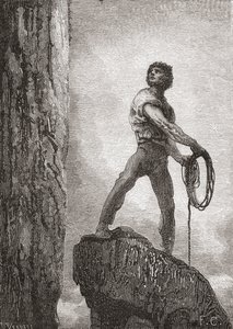 Depois de uma obra de Gustave Dore do livro 