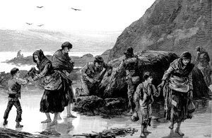 Consequências da fome, Irlanda 1840s, 1886 de Unbekannt