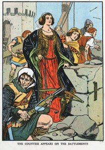 Agnes, condessa de Dunbar 1312-1369, conhecida como Agnes Negra, 1338, início do século XX de Unbekannt