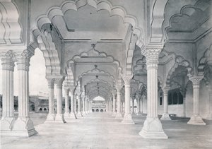 Agra. O Dewan-i-am, ou Salão da Audiência Pública, c1910. de Unbekannt