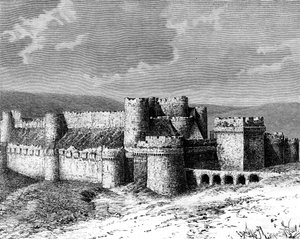 Castelo de Al Karak, século XIX de Unbekannt