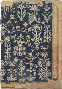 Página do álbum com decoração em papel cortado, ca. 1625-50. de Unbekannt