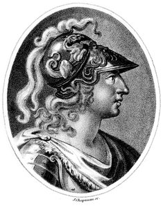 Alexandre, o Grande, 356-323 aC, c1800 de Unbekannt