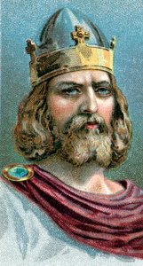 Alfred, o Grande 849-899, rei anglo-saxão de Wessex de 871, c1920 de Unbekannt