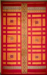 Cortina de seda Alhambra Palace, meados dos anos 1300. de Unbekannt
