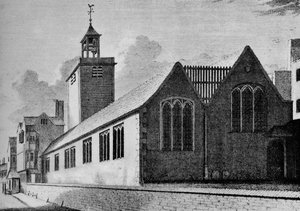 All Hallows Church, Muro de Londres, cidade de Londres, c1901 1906 de Unbekannt