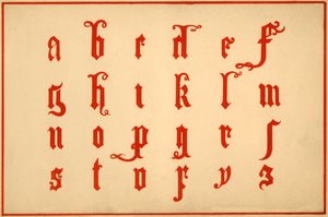 Alfabeto, letras az, minúsculas de Unbekannt