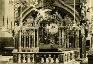 Altar da Virgem Maria, Mariazell, Estíria, Áustria, c1935. de Unbekannt