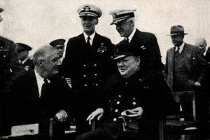 Presidente Americano e Premier Britânico, 14 de agosto de 1941, 1945. de Unbekannt