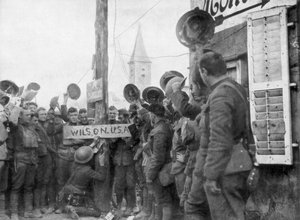 Soldados americanos na aldeia de Nonsard, a nordeste de Saint-Mihiel, 1926 de Unbekannt