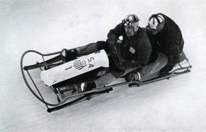 Equipe americana de trenó de dois homens, Jogos Olímpicos de Inverno na Alemanha, 1936 de Unbekannt
