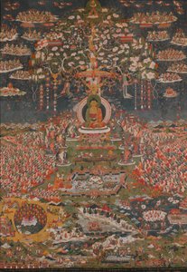 Amitabha, o Buda da Terra Pura Ocidental Sukhavati, ca. 1700 de Unbekannt