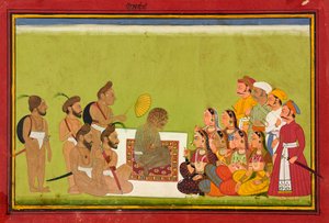Uma Audiência com Rom Rishi, ca. 1700-1725. de Unbekannt