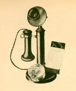 Um receptor de telefone automático, c1930. de Unbekannt