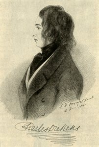Um retrato adiantado de Dickens, 1841, 1910. de Unbekannt