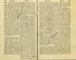 Um relato de Claude Marin Saugrain, tio de Antoine Saugrain, 15 de Fevereiro de 1735 de Unbekannt