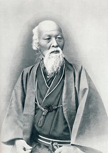 Um médico japonês envelhecido em traje completo, 1902 de Unbekannt