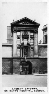 Ancient Gateway, St Barts Hospital, Londres, c1920s de Unbekannt