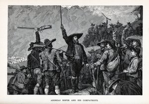 Andreas Hofer e seus compatriotas, 1882 de Unbekannt