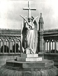 Anjo do Memorial Well, Cawnpore, Índia, 1895. de Unbekannt
