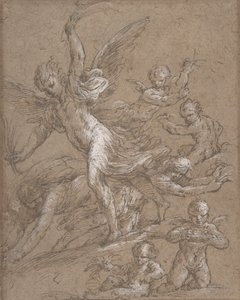 Anjos e Putti, século XVII. de Unbekannt