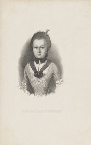 Anna Katharina Käthchen Schönkopf 1746-1810, ca 1820. de Unbekannt