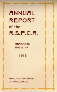 Relatório Anual da RSPCA, 1916 de Unbekannt