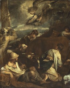 Anunciação aos Pastores, c. 1710. de Unbekannt