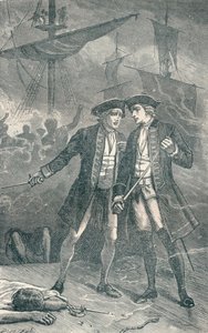 Anson recebe informações de que o Centurion está pegando fogo, 1904 de Unbekannt